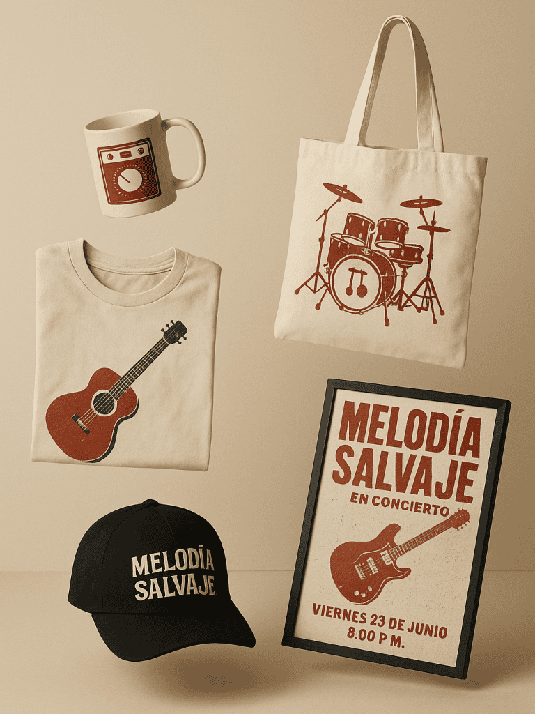 Productos musicales impresos con print on demand Gudink